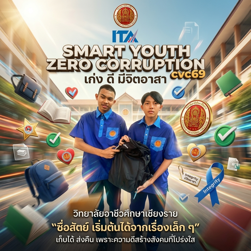 ความซื่อสัตย์เริ่มจากเรื่องเล็กๆ แค่เก็บได้แล้วส่งคืน ก็เป็น Smart Youth ที่น่าภูมิใจได้แล้ว #เก่งดีมีจิตอาสา  #ITA69